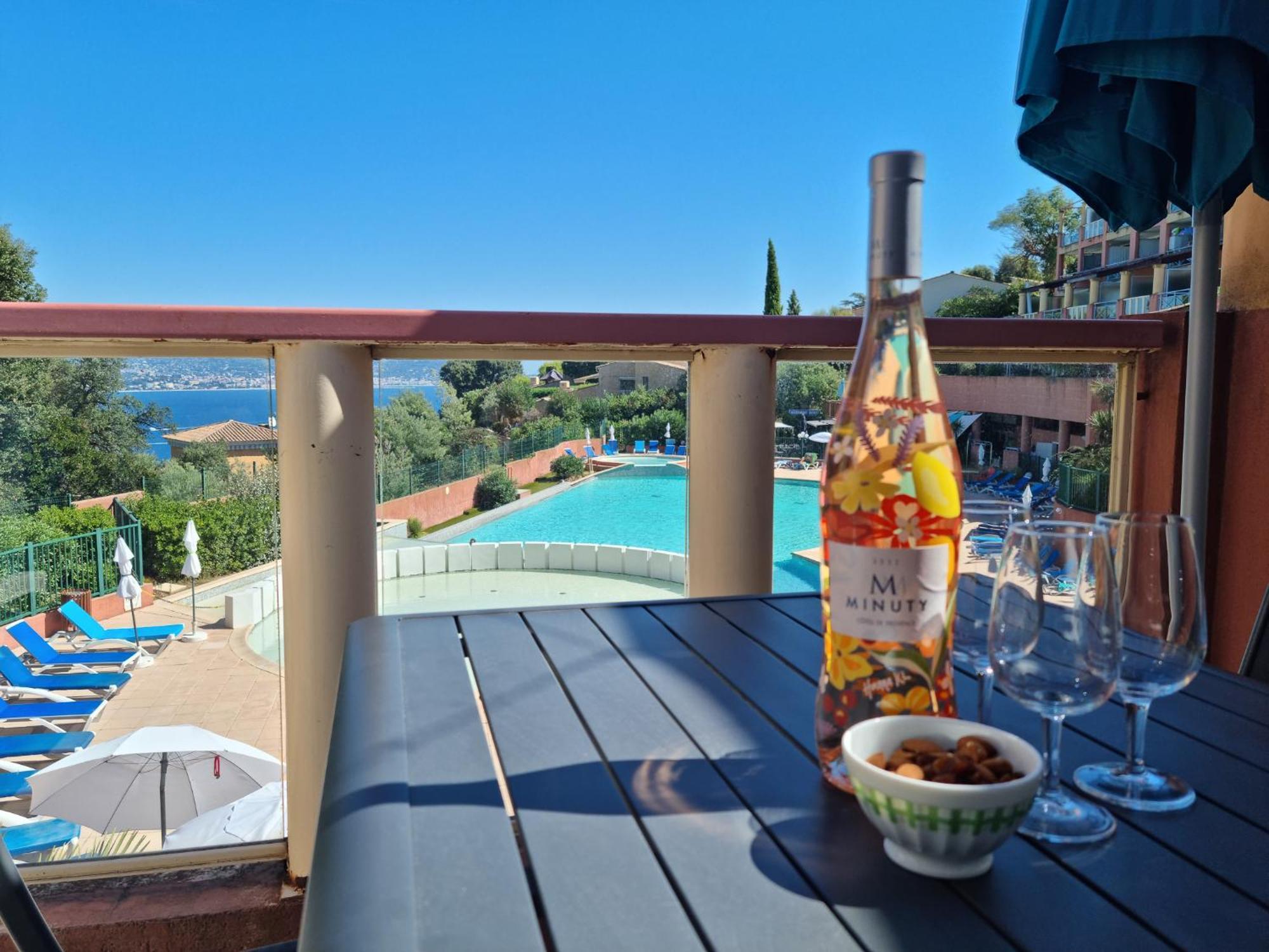 Magnifique Vue Mer Et Piscine - Les Cles De L Esterel Теуль-сюр-Мер Екстер'єр фото