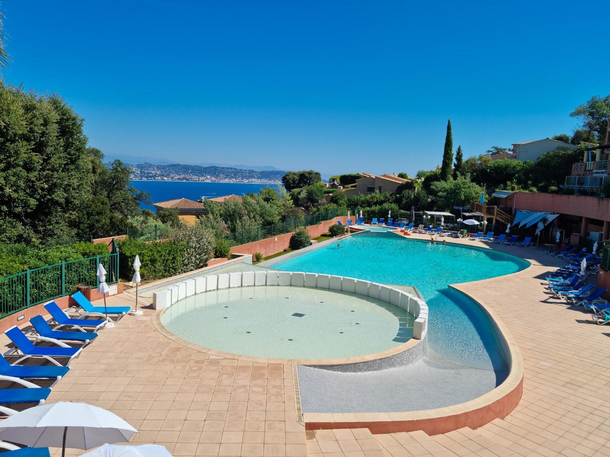 Magnifique Vue Mer Et Piscine - Les Cles De L Esterel Теуль-сюр-Мер Екстер'єр фото